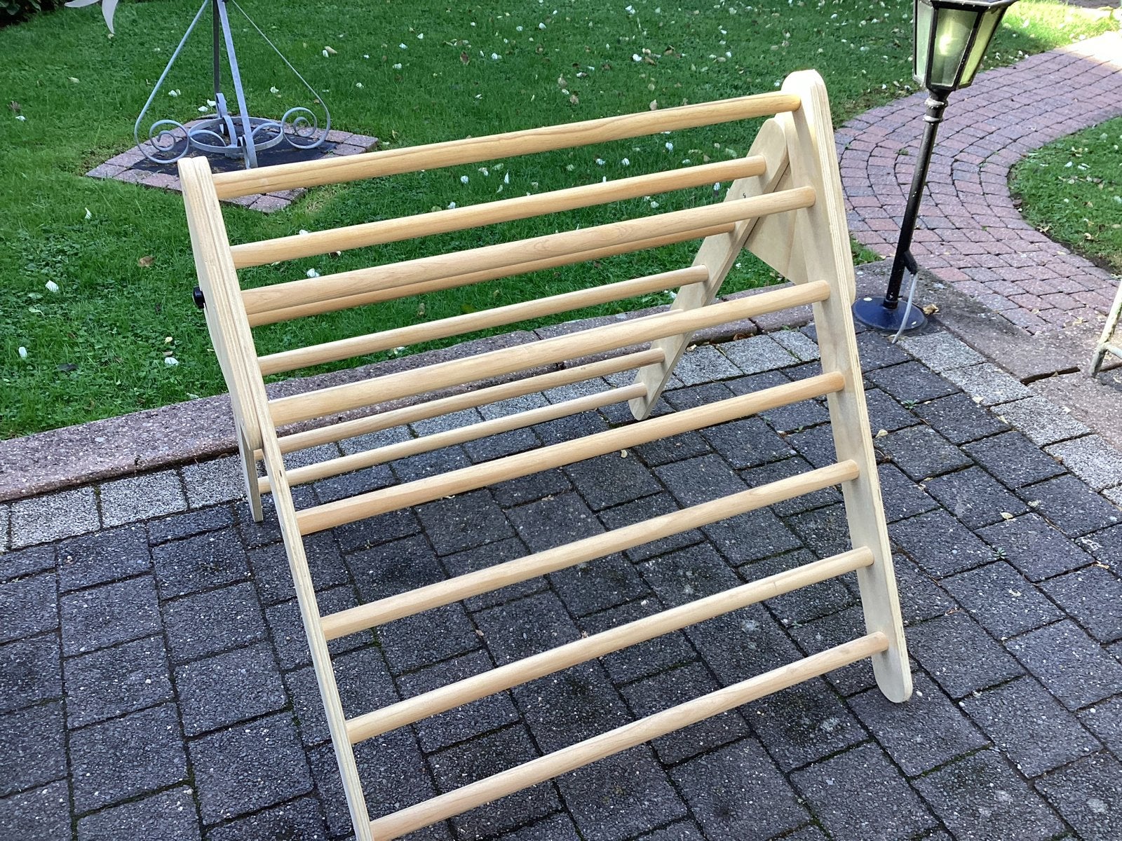Houten Klimrek / Pikler Driehoek voor Kinderen, Ophalen, Zo goed als nieuw, Klimwand