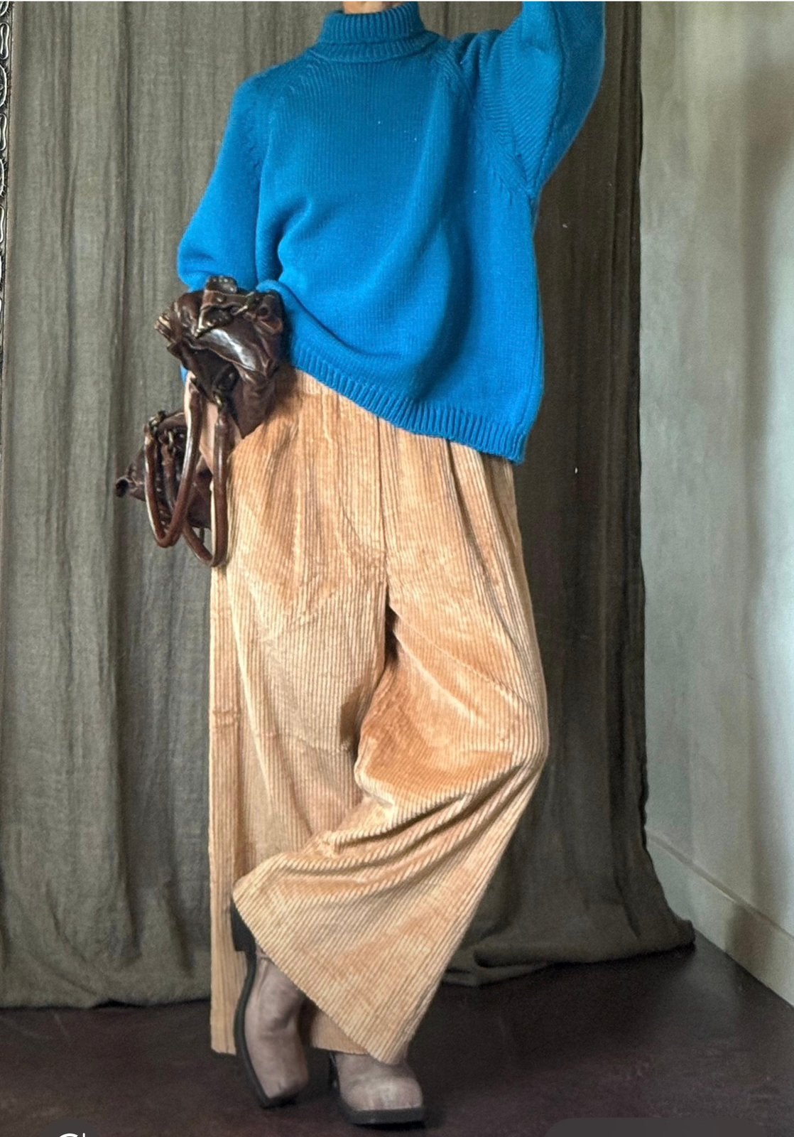 Mooie wollen quira trui vib zgan prachtige kleur m, Kleding | Dames, Maat 38/40 (M), Overige typen, Blauw, Ophalen of Verzenden