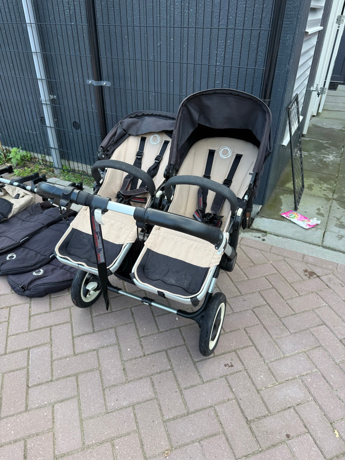 Bugaboo Donkey 2 Duo kinderwagen met veel accessoires, Kinderen en Baby's, Gebruikt, Ophalen of Verzenden, Combiwagen, Duowagen