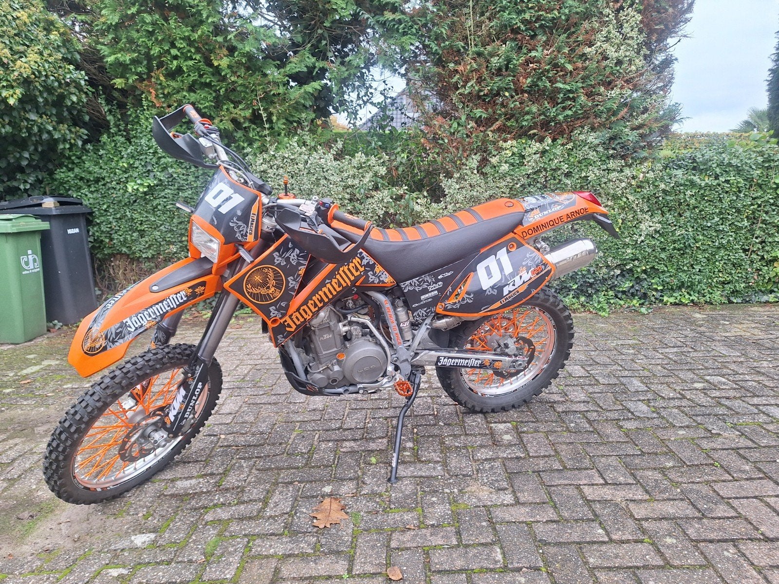 ktm lc4. jagermeister editie, Ophalen, 6 versnellingen, Ktm lc4, Zo goed als nieuw
