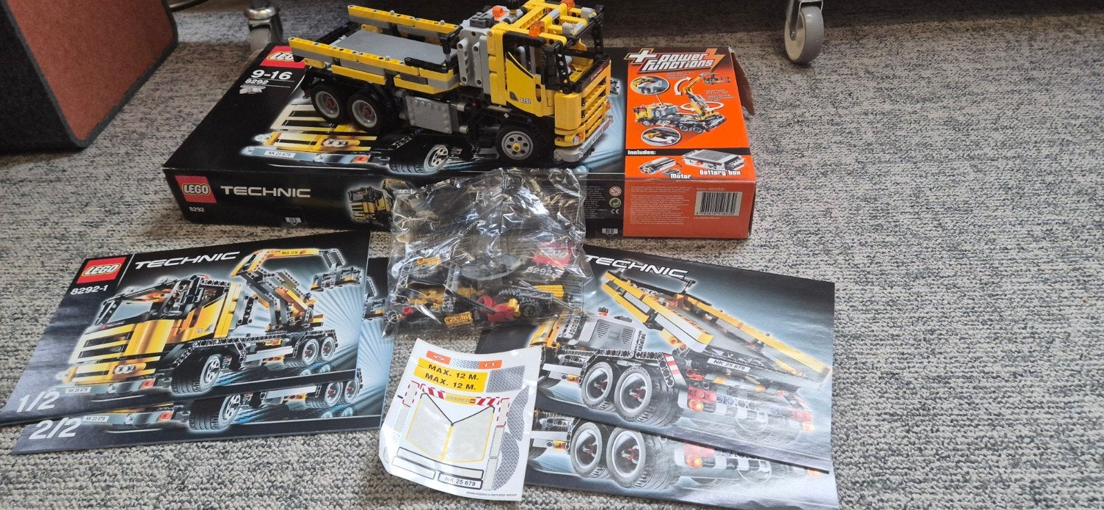 Lego Technic 8292 - Volledig compleet met doos en boekjes, Lego, Ophalen of Verzenden, Zo goed als nieuw, Complete set