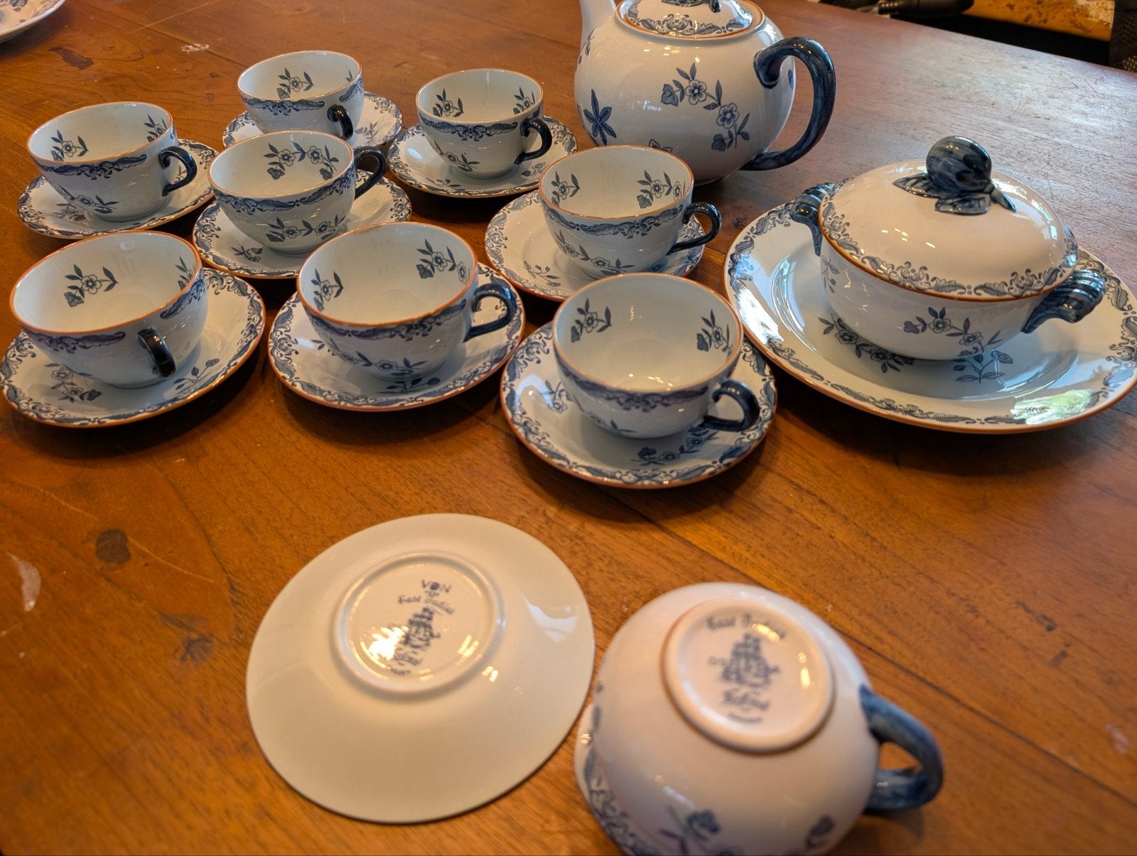 Prachtig Ostindia Rörstrand theeservies/koffieservies, Ophalen