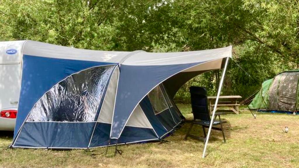 Unico Verona voortent compleet + extra dakluifel maat 10, Ophalen, Gebruikt, Ten Cate All Season 240g/m2, Unico Ventura
