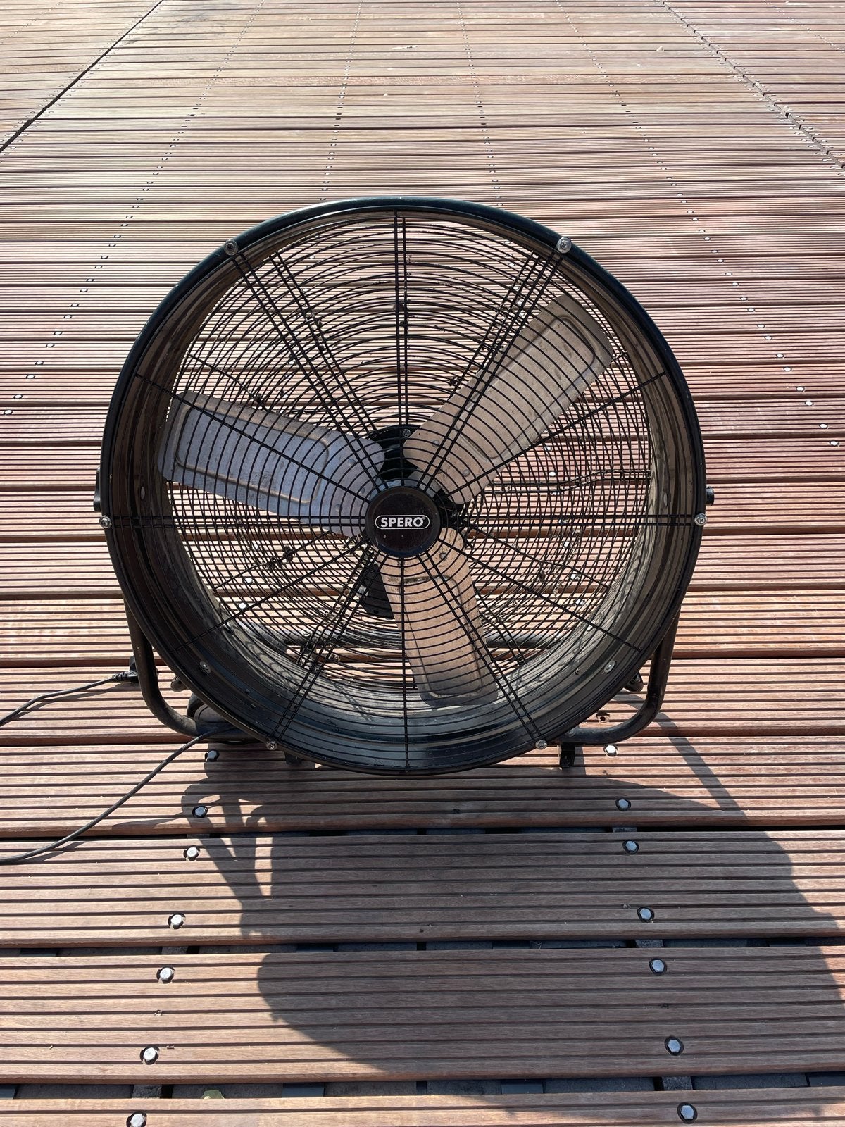 2x Spero Industriële Ventilator SPV600, Ophalen, Gebruikt, Vloerventilator
