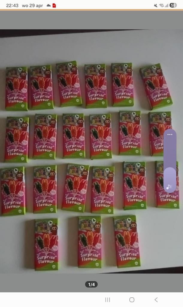 Labubu snoep lolly,s, Ophalen