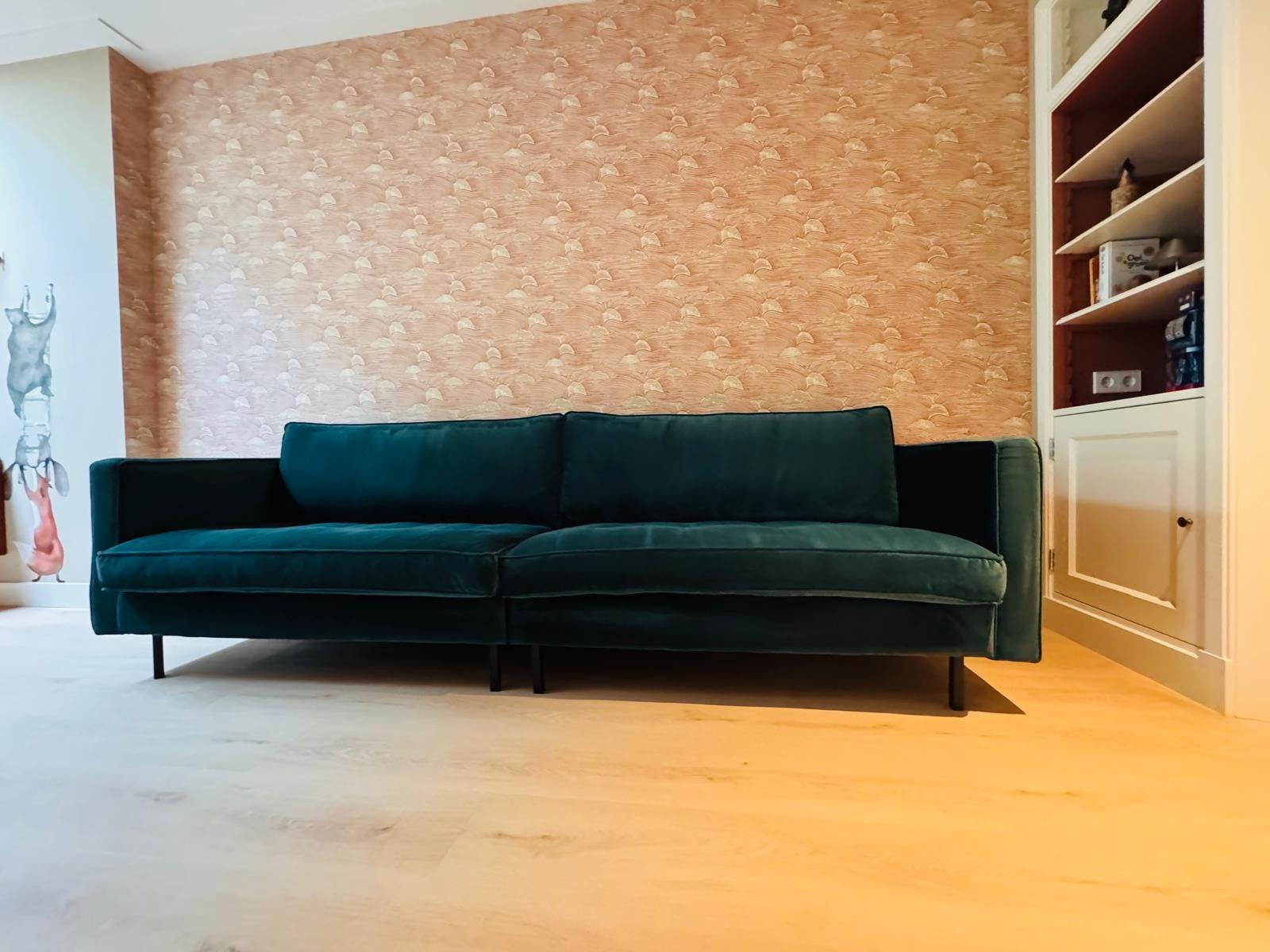 Woonkamer Set: Bank, salontafel+poef, Ophalen