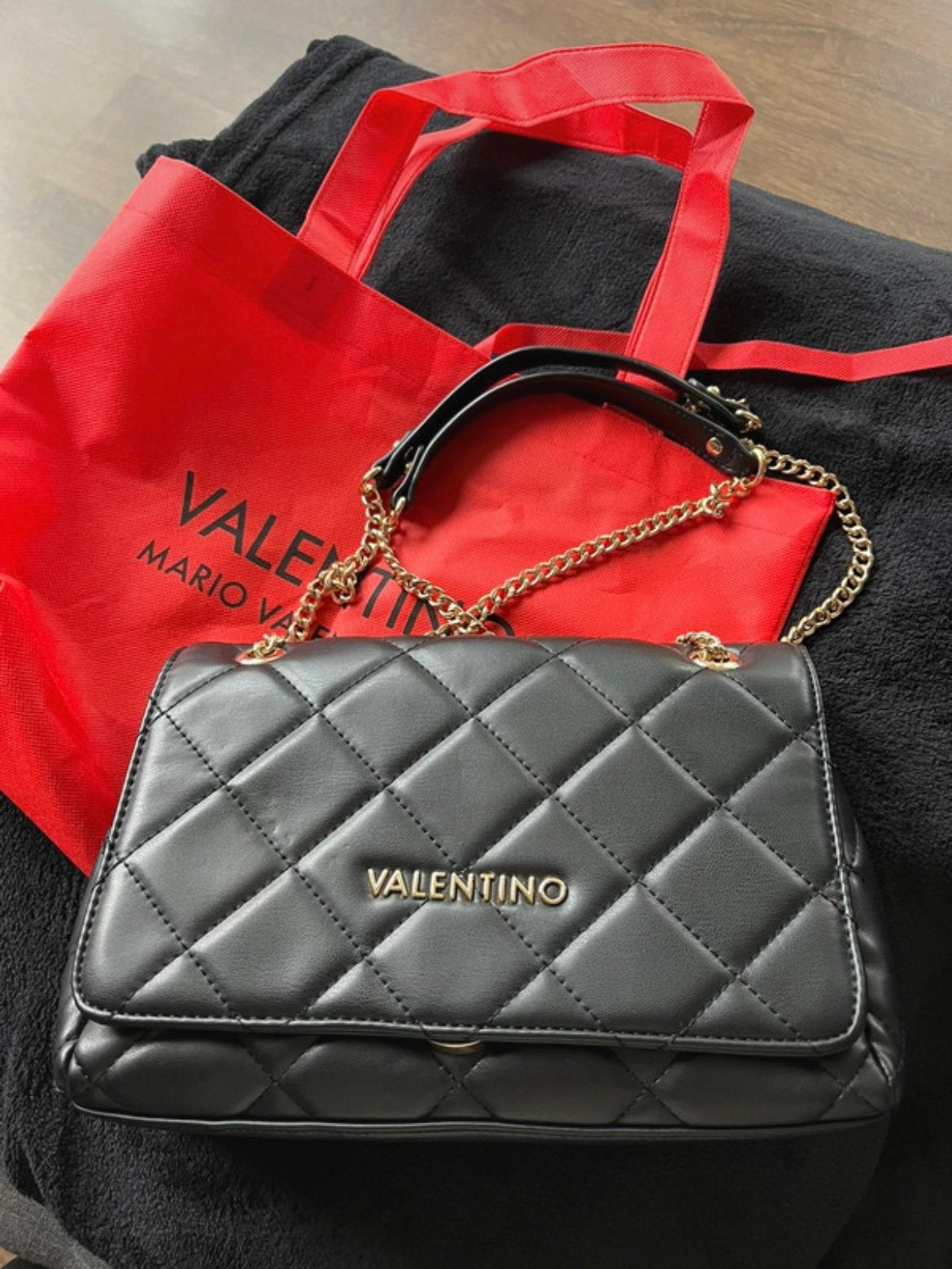 Valentino crossbody bag, Ophalen of Verzenden, Zo goed als nieuw, Zwart