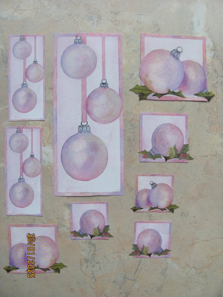NIEUWSTAAT restant KNIPVEL Parelmoeren KERSTBAL Marjoleine, Ophalen of Verzenden, Nieuw, Papier of Karton, Overige merken