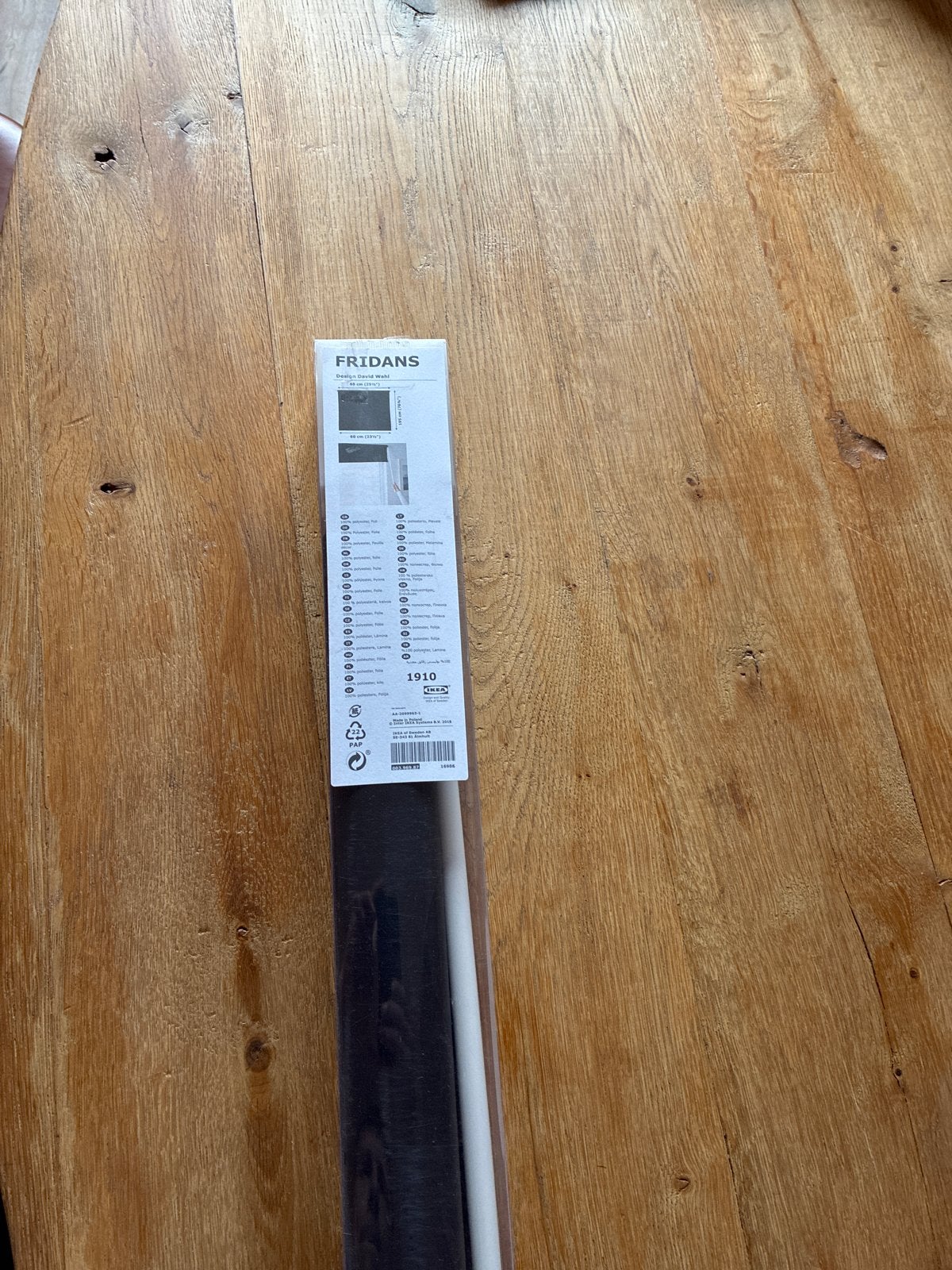 IKEA FRIDANS verduisterend rolgordijn, zwart, Ophalen, Zwart, Nieuw, 50 tot 100 cm