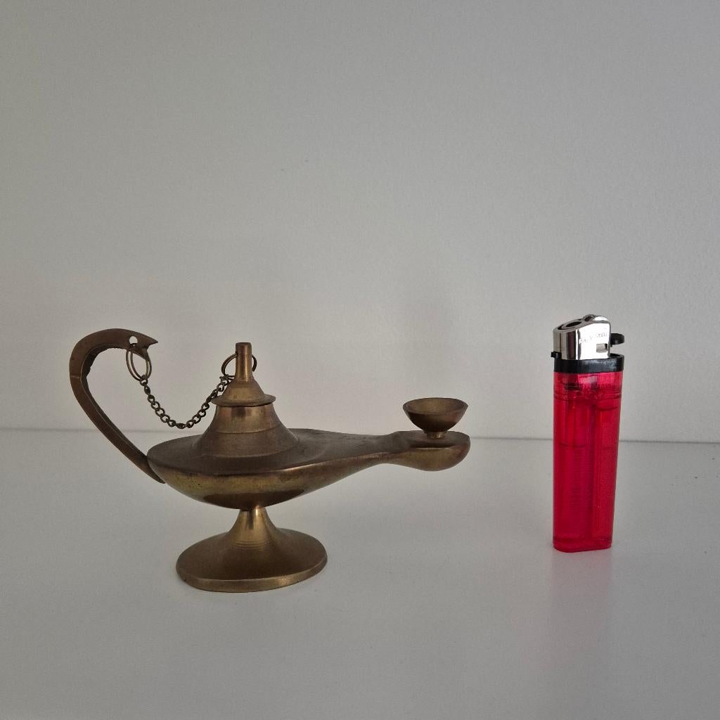 Vintage messing Aladinlamp., Ophalen of Verzenden, Overige materialen