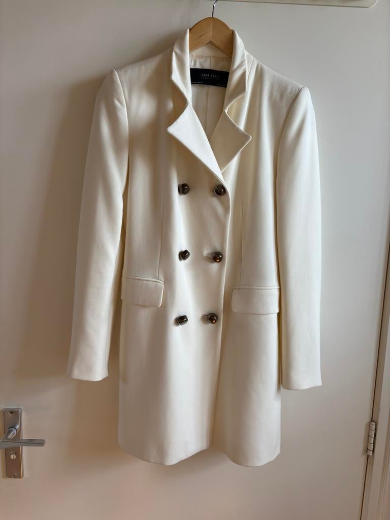 Prachtige nieuwe zomerse zara mantel, Ophalen of Verzenden, Nieuw, Maat 38/40 (M), Wit