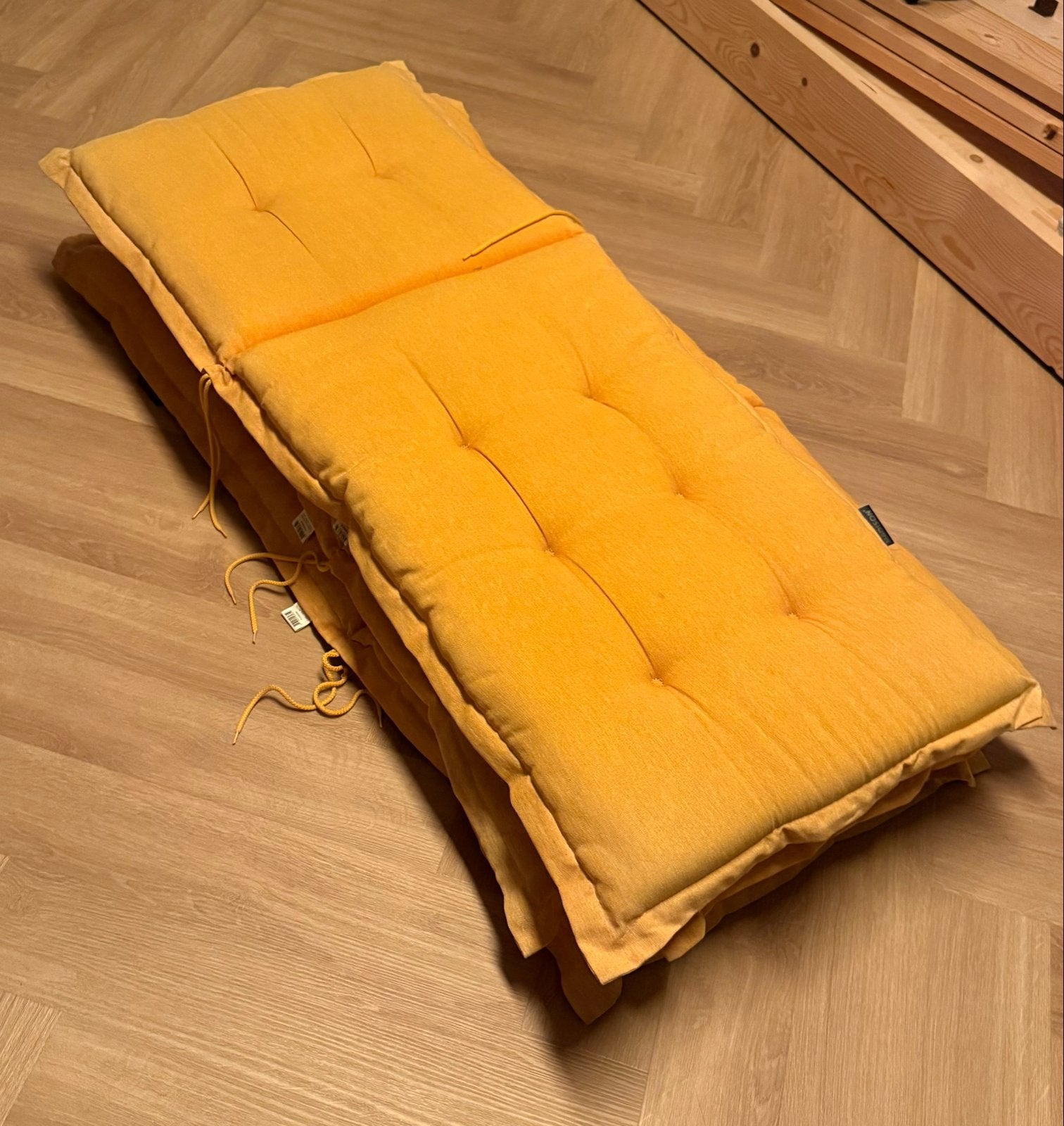 Madison stoelkussen geel - Comfortabel en stijlvol - gratis, Ophalen, Gebruikt