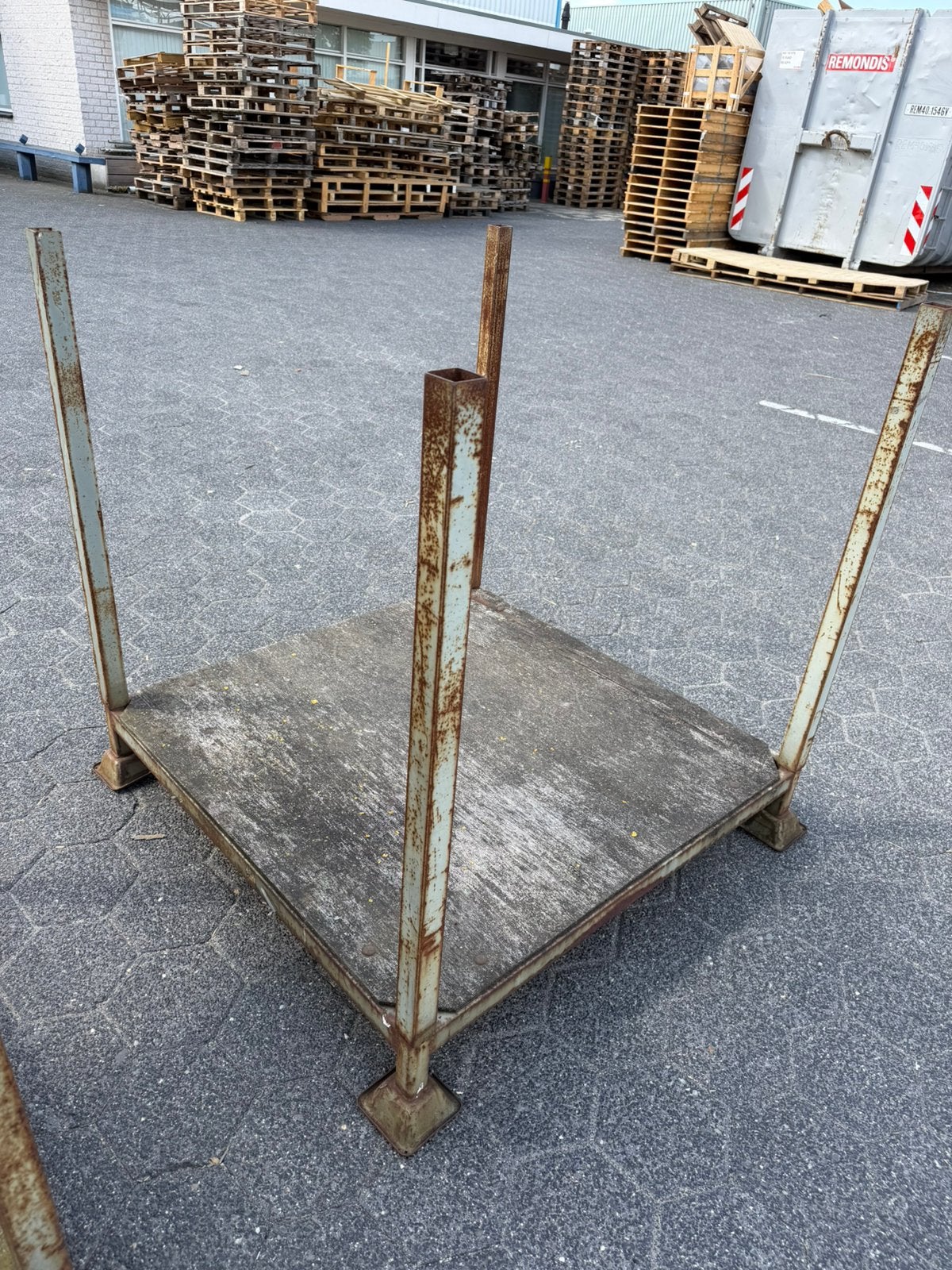 4x stapelrek stapelbok stapeljuk 110x110x110 cm, Ophalen
