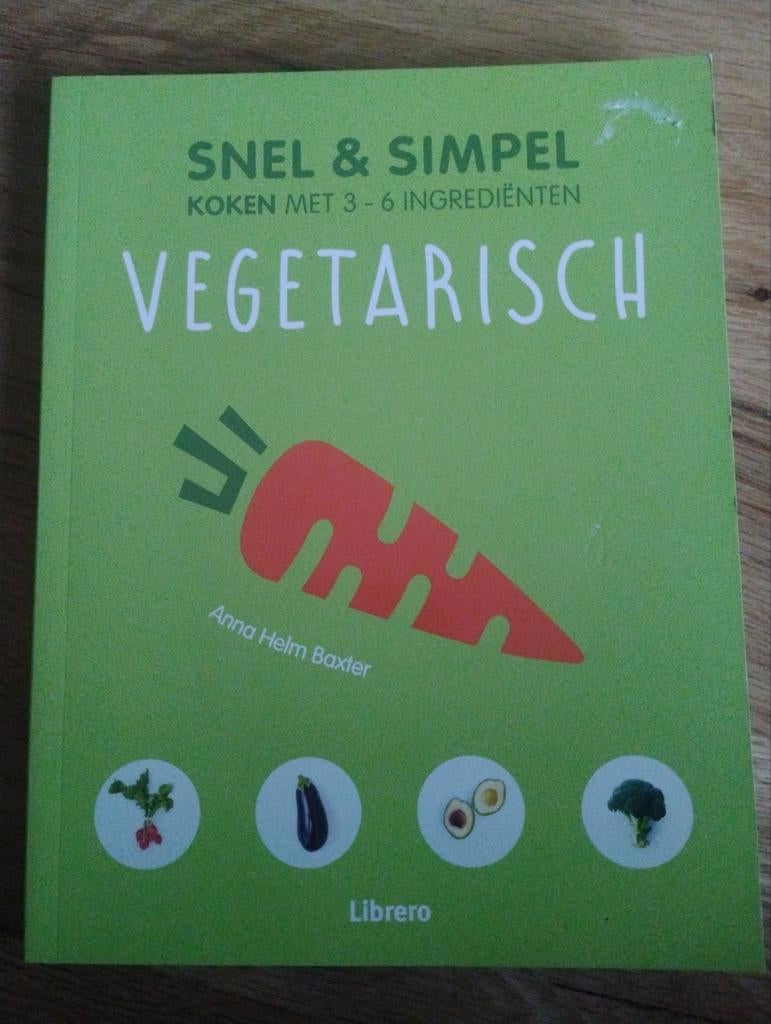 Snel & Simpel Vegetarisch Kookboek - Anna Helm Baxter, Gezond koken, Ophalen of Verzenden, Zo goed als nieuw, Hoofdgerechten