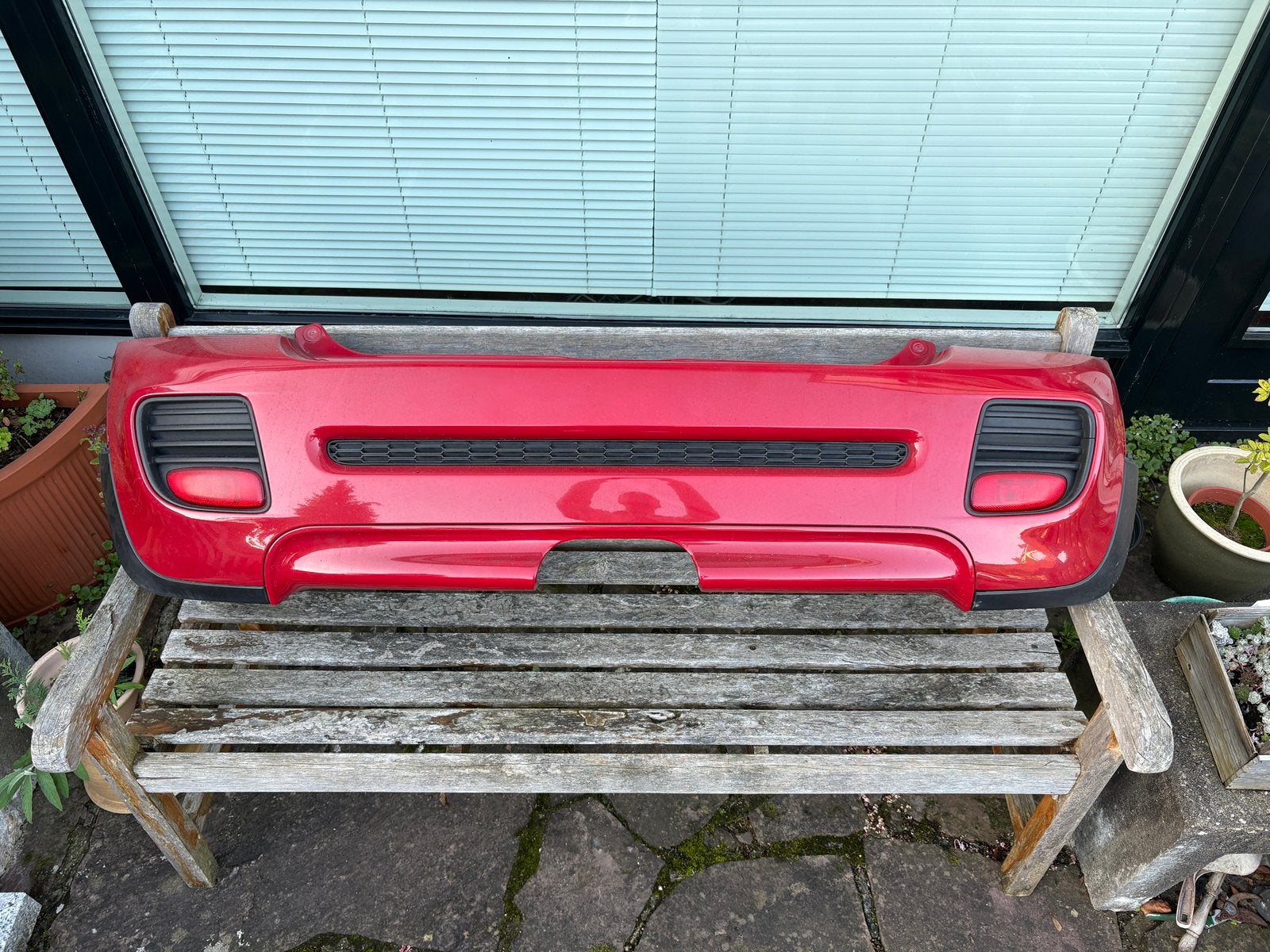 MINI R56 JCW Achterbumper Chili Red (pre lci), Auto-onderdelen, Ophalen, Gebruikt, Mini, Achter