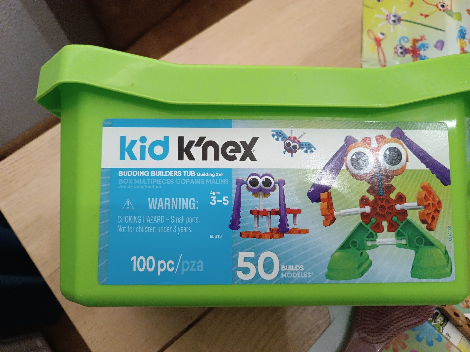 2 sets Kid K'nex: Budding Builders Tub & Safari Mates, Ophalen of Verzenden, Gebruikt, K'nex