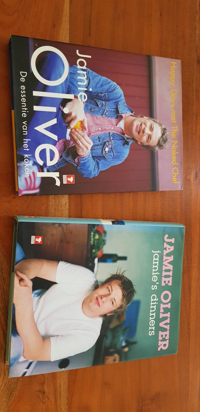 Jamie Oliver kookboeken: 2 stuks, Gelezen, Voorgerechten en Soepen, Ophalen of Verzenden, Jamie Oliver