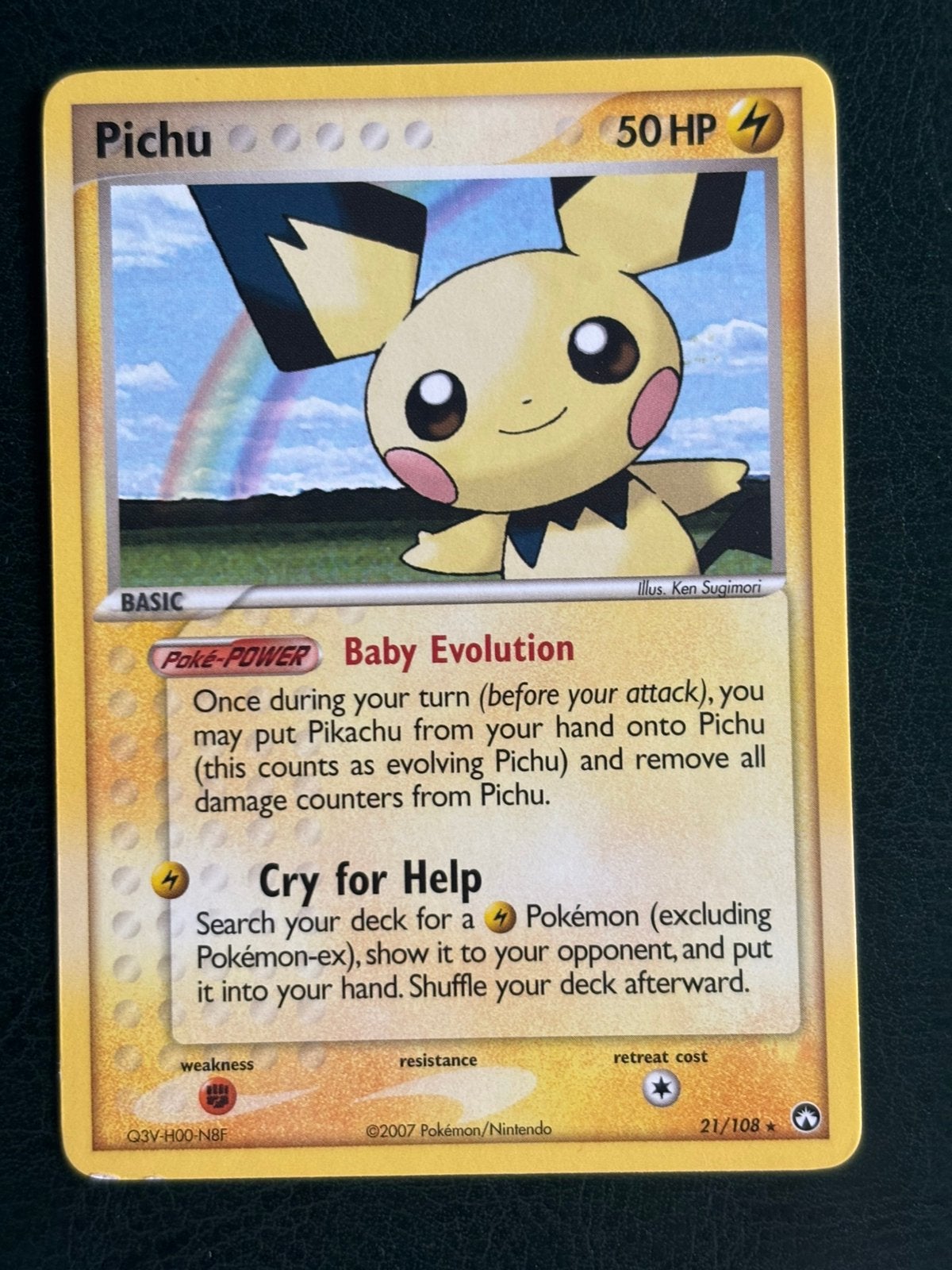 Pichu #21 Pokemon Power Keepers, Ophalen of Verzenden, Zo goed als nieuw