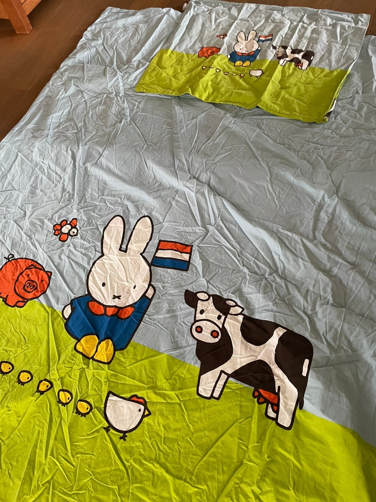 Nijntje dekbedovertrek, Kinderen en Baby's, Ophalen of Verzenden, Zo goed als nieuw, Jongetje of Meisje, Blauw