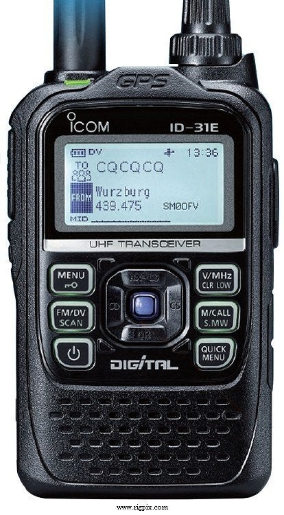 Icom ID-31 portofoon, Ophalen of Verzenden, Zo goed als nieuw, 15 km of meer