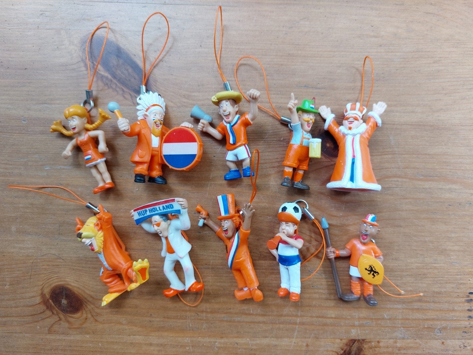 Het oranje legioen poppetjes emté WK voetbal, Verzamelen, Poppetjes en Figuurtjes, Ophalen of Verzenden