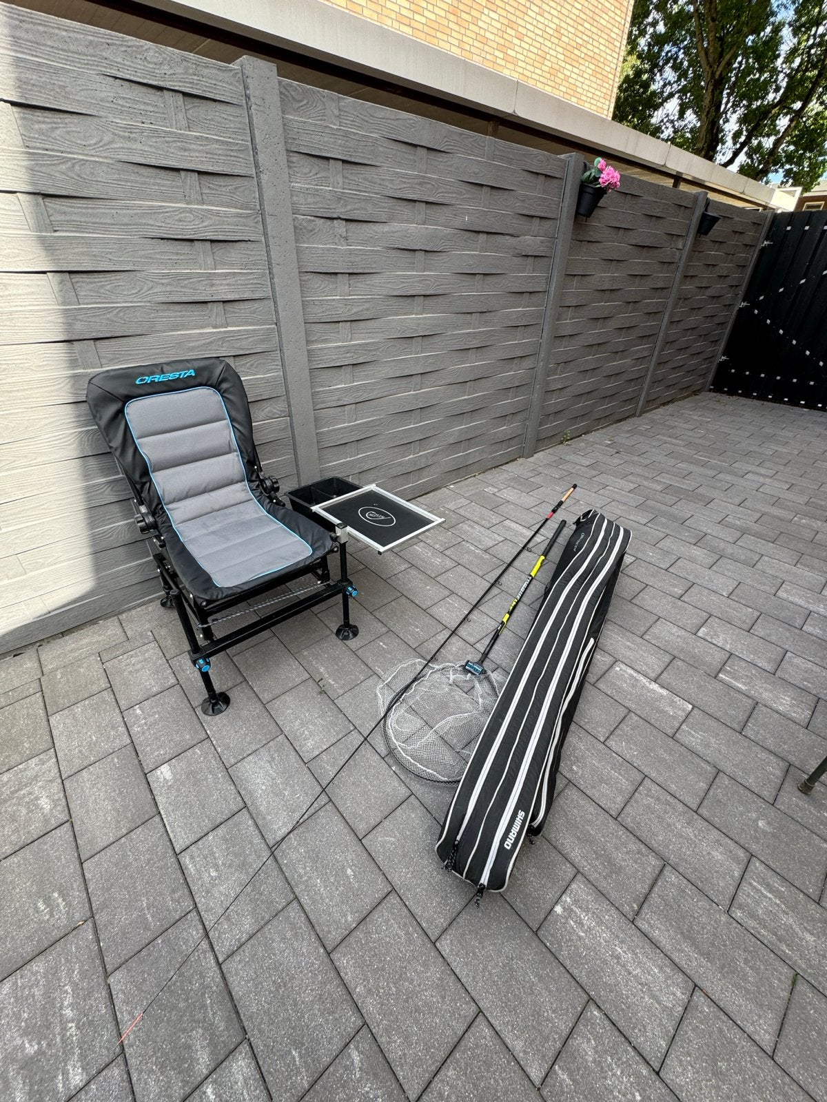 Cresta Feeder Set: Stoel, Hengel, Foudraal & Vistas, Ophalen, Gebruikt, Complete hengel