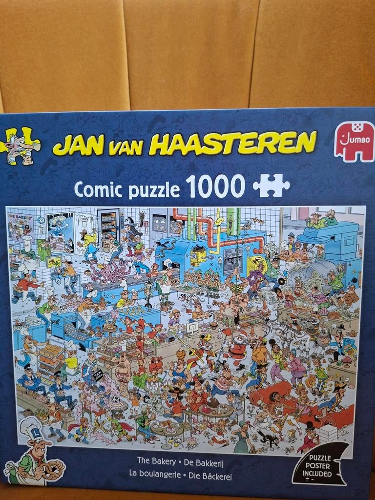 Jan van haasteren 1000 stukjes, Ophalen of Verzenden, 500 t/m 1500 stukjes, Zo goed als nieuw, Legpuzzel