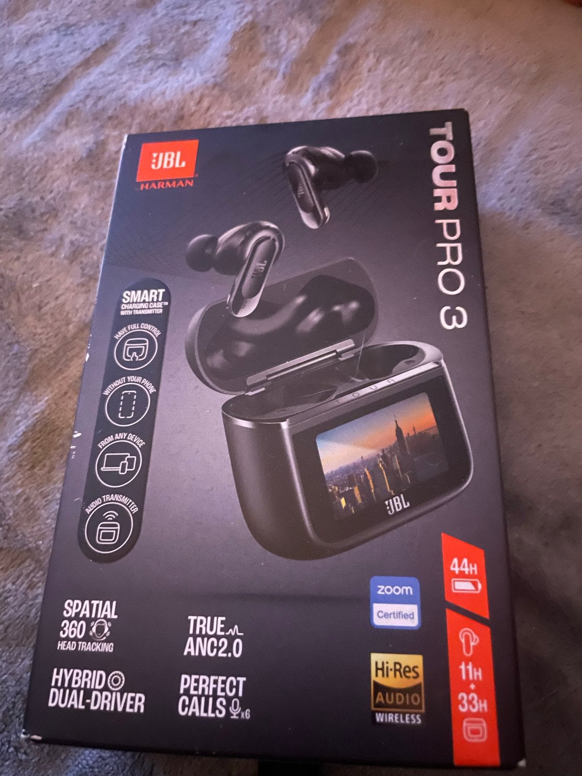 JBL Tour Pro 3 Draadloze Oordopjes met Smart Charging Case, In-ear, JBL, Bluetooth, Nieuw