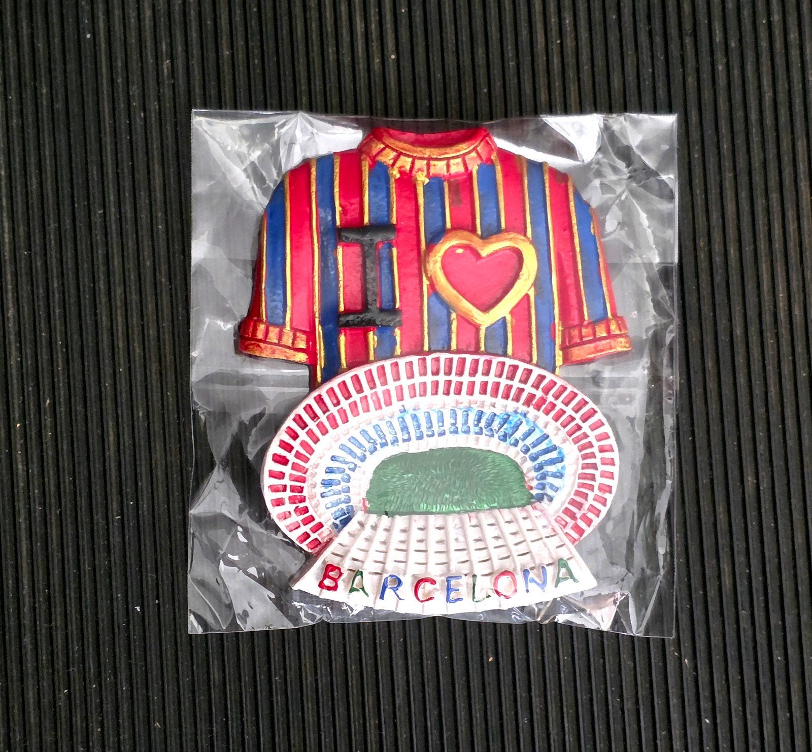 Grote nieuwe 3D  FC Barcelona koelkast-magneet, Ophalen of Verzenden