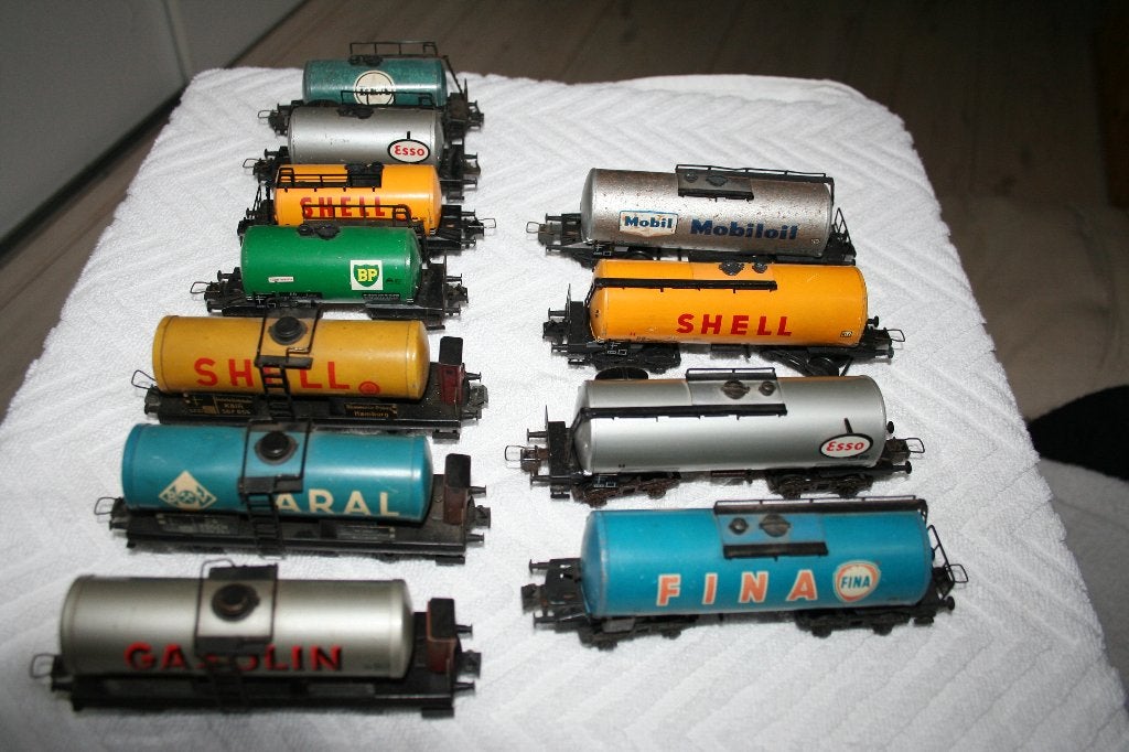 trix express ketel wagons, Gebruikt, Gelijkstroom, Trix, Wagon