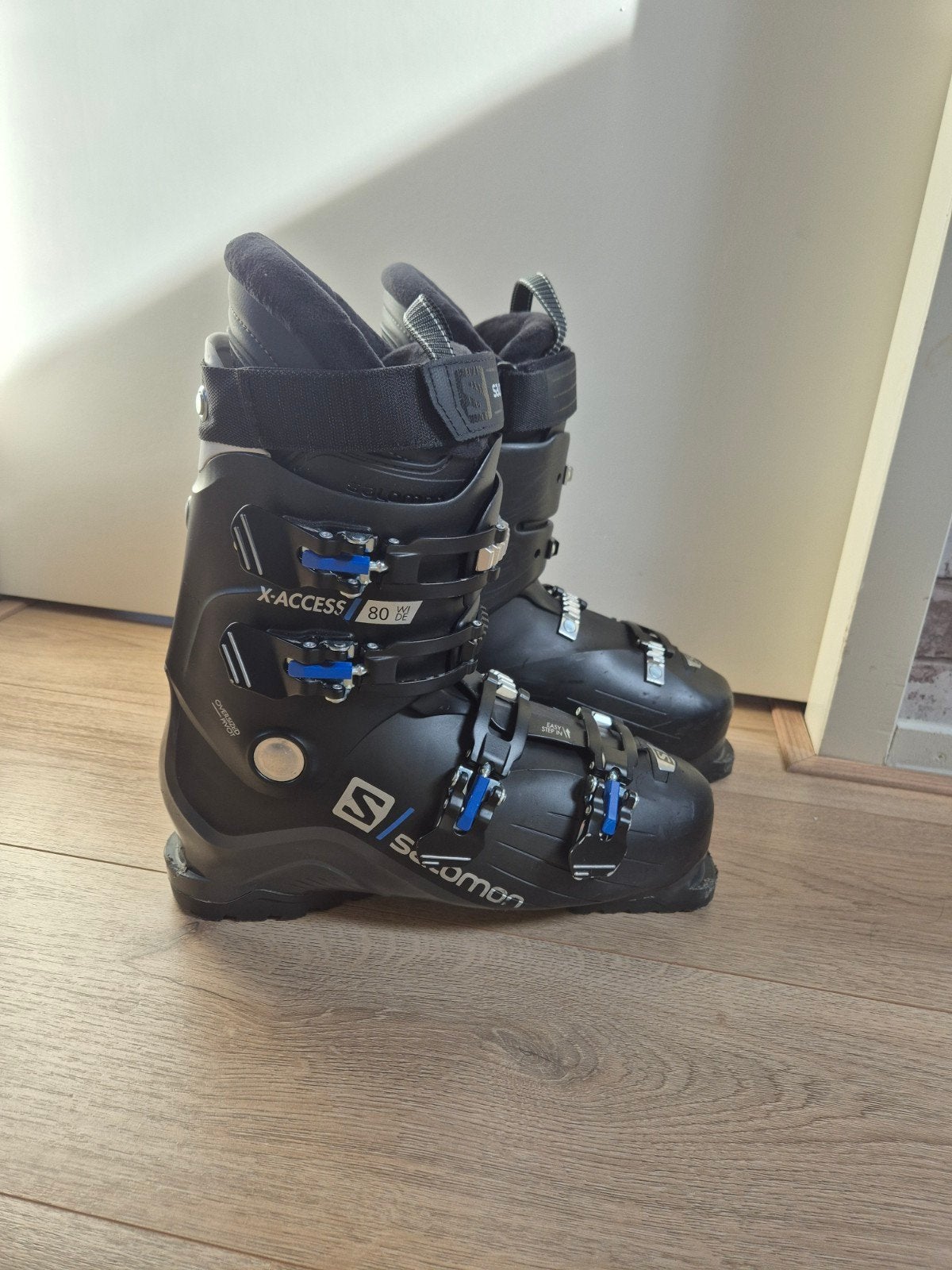 Salomon X-Access 80 ski schoenen maat 45-46 met Wedze tas, Ophalen, 160 tot 180 cm, Schoenen, Salomon