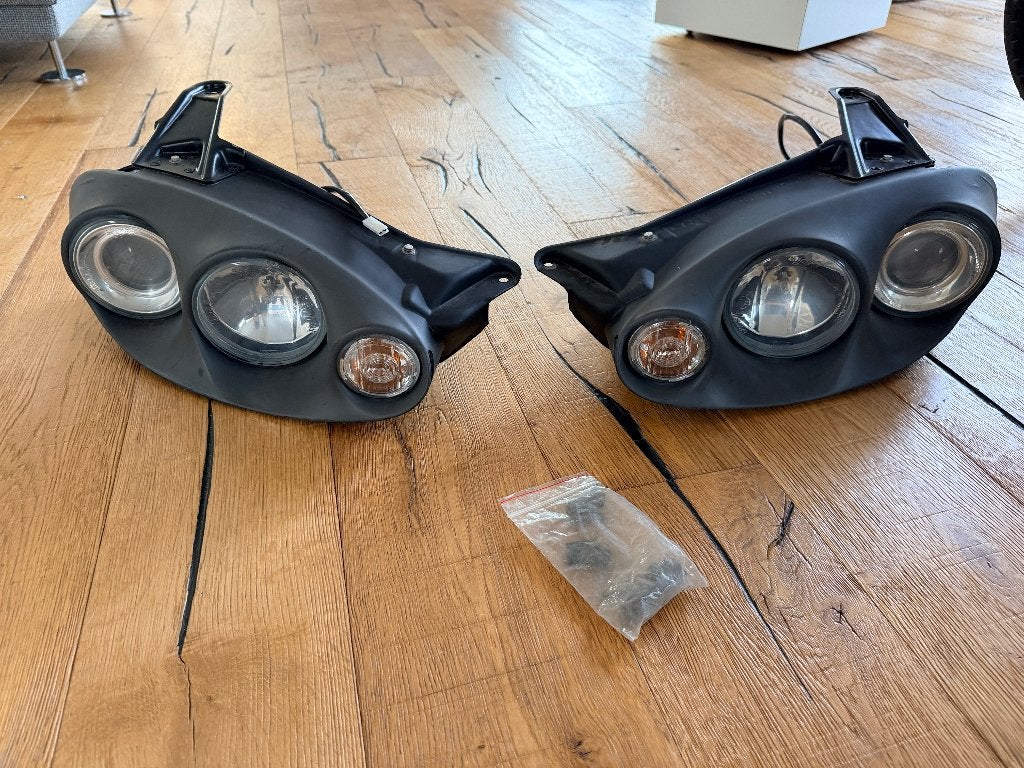 Mazda MX-5 MX5 NB koplamp set, de mooie met 3 lampen, Ophalen, Gebruikt, Mazda