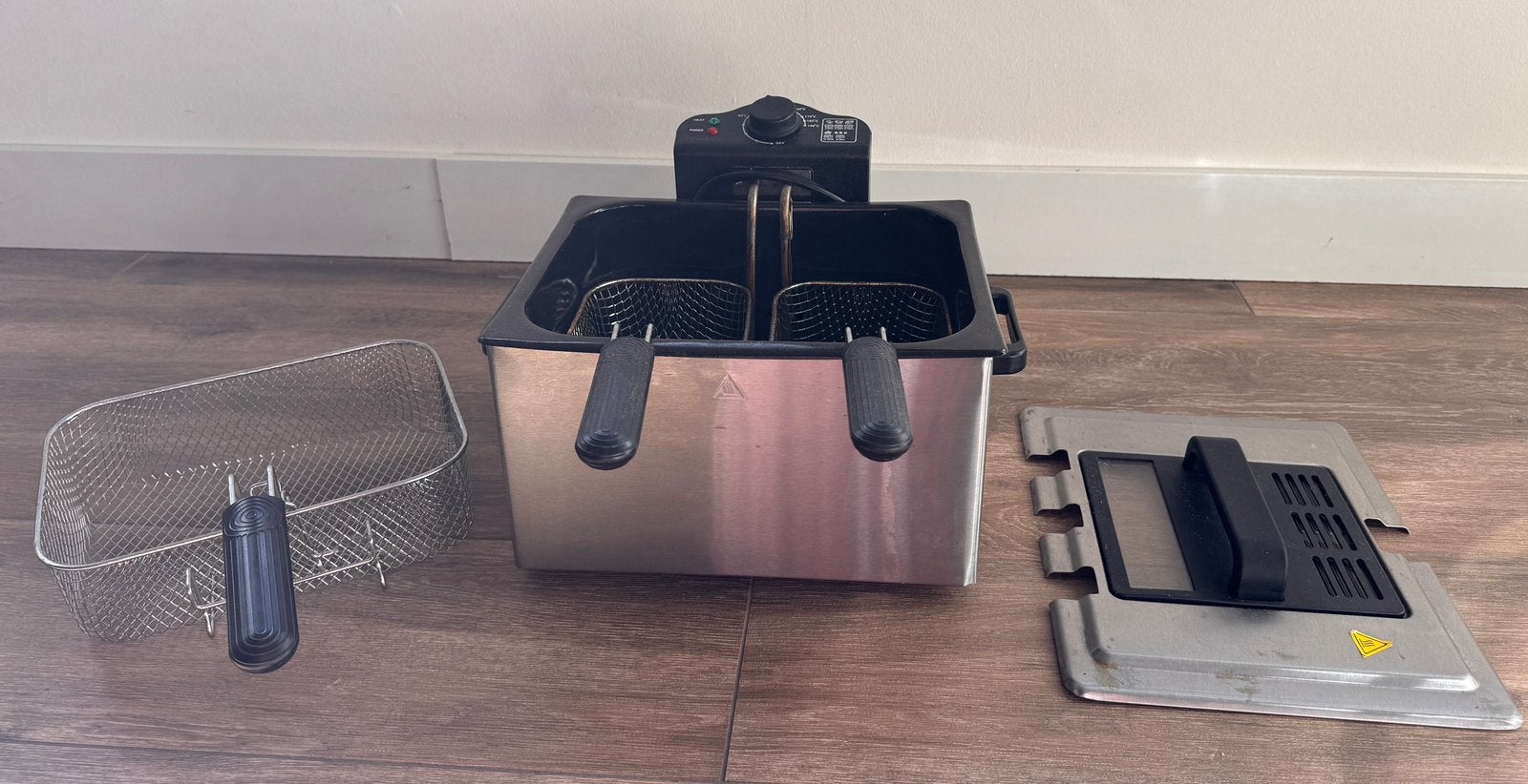 Tomado TM-1993 frietpan, 3 tot 4 liter, Ophalen of Verzenden, Gebruikt, Duo-friteuse