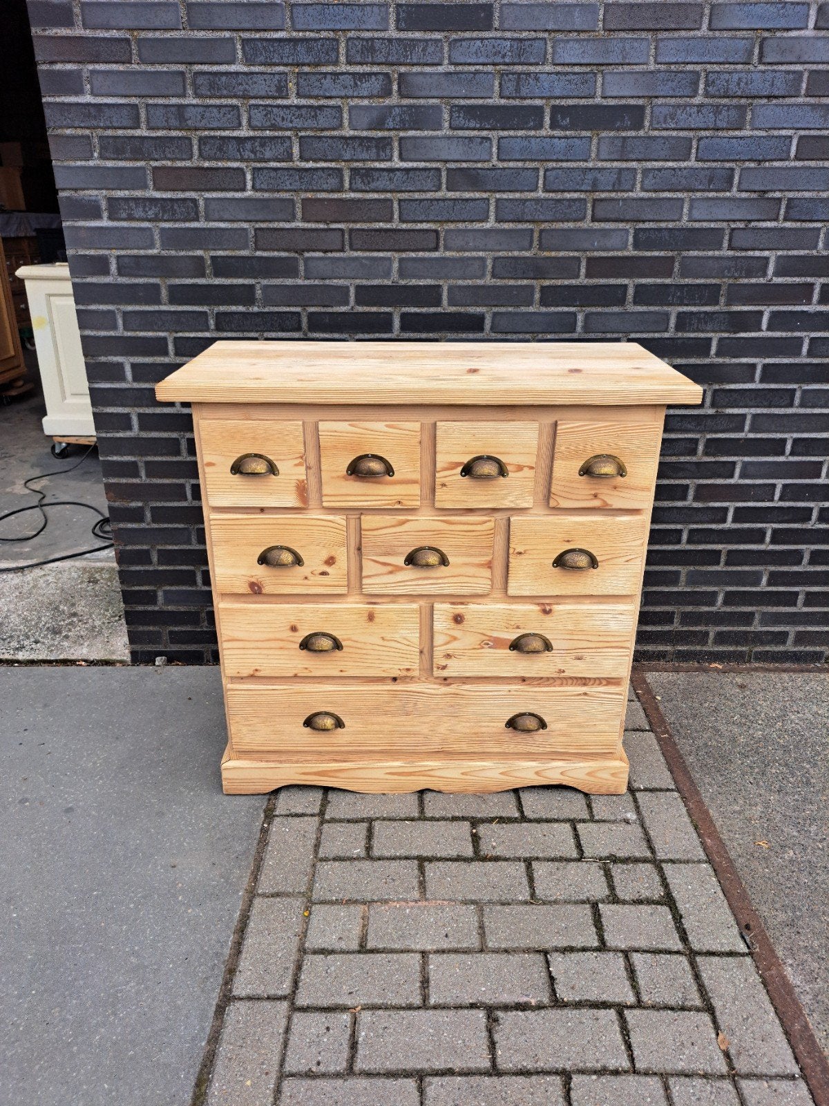Grenen ladekast 10 lades refurbished Gezandstraald, Huis en Inrichting, Ophalen, RoDeKo Volendam, R.kooij65@gmail.com, 5 laden of meer