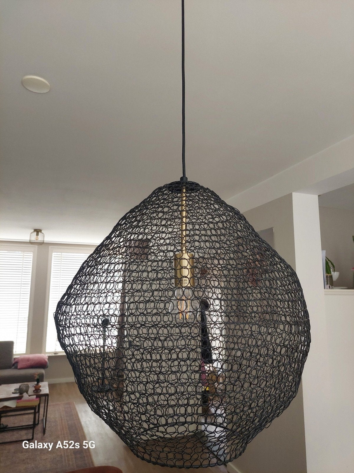 Zwarte hanglamp, Huis en Inrichting, Ophalen of Verzenden