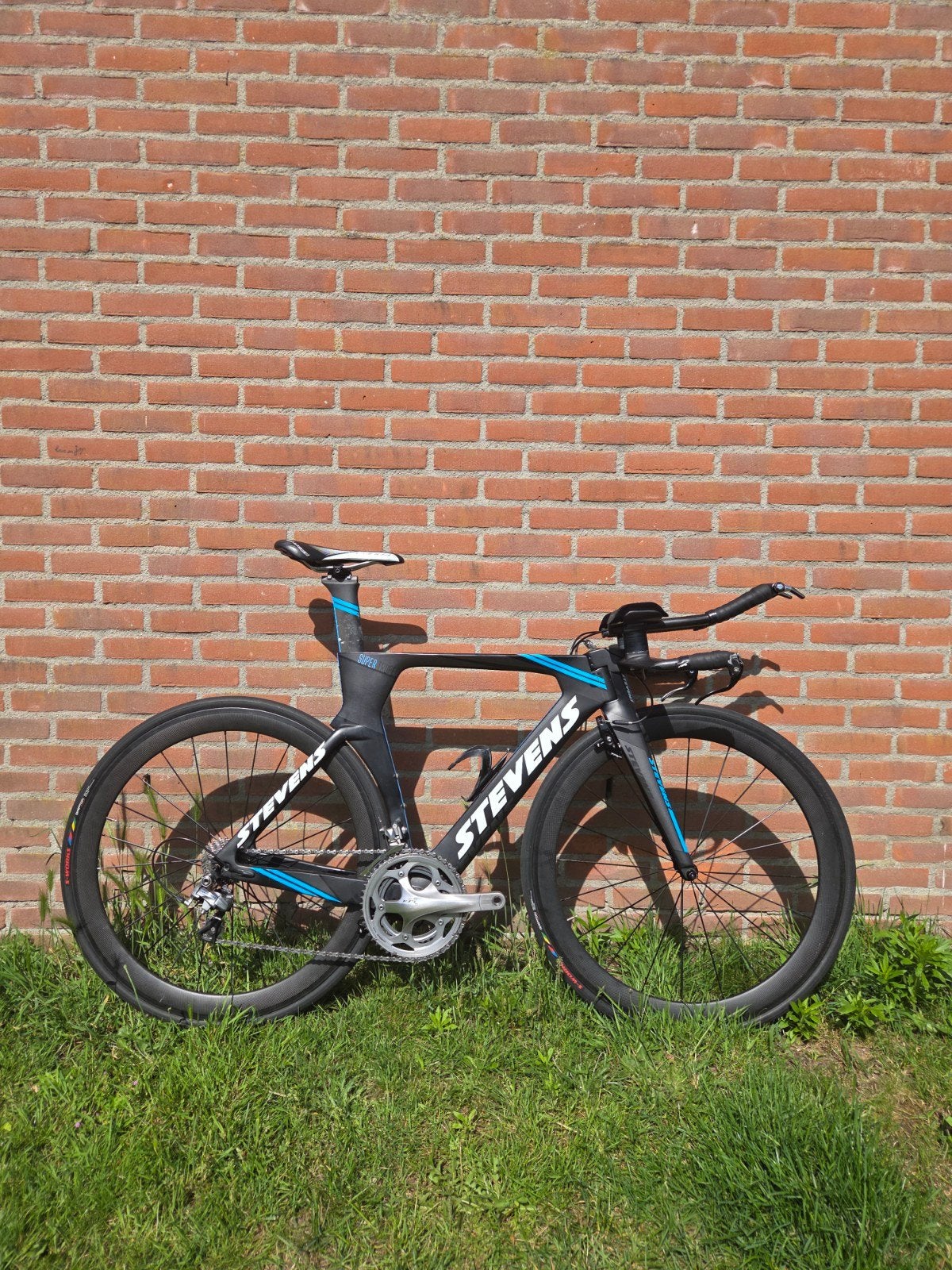 Stevens Super Trofeo racefiets/triathlon fiets, Zo goed als nieuw, Meer dan 20 versnellingen, 53 tot 57 cm, Ophalen