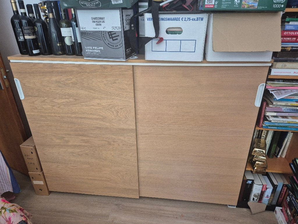 kantoor schuifdeurkast Galant Ikea, Ophalen, 100 tot 150 cm, 150 tot 200 cm, Zo goed als nieuw