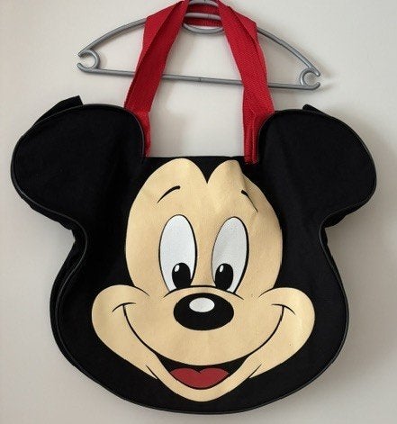 Mickey's 'Big Face' canvas tote bag: Mickey Mouse - nieuw, Ophalen of Verzenden, Nieuw, Zwart