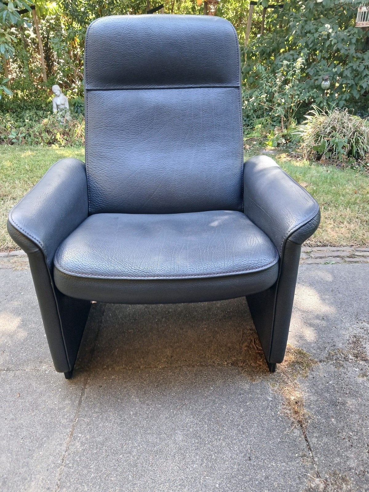 De Sede DS 50 relax fauteuil Desede DS50 blauw, Ophalen, Minder dan 75 cm, Leer, Zo goed als nieuw
