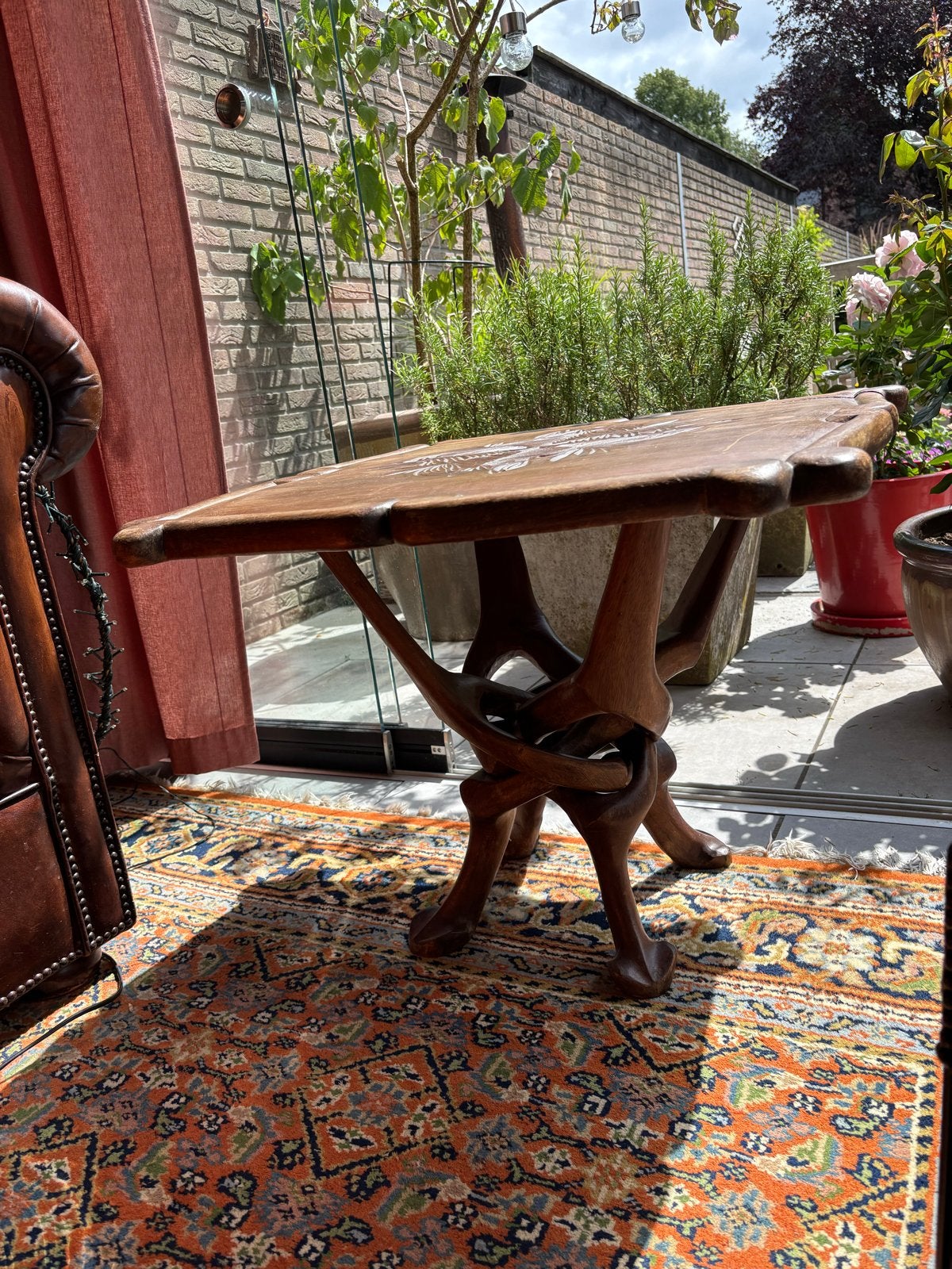 Oude houten tafel, Antiek en Kunst, Antiek | Meubels | Tafels, Ophalen