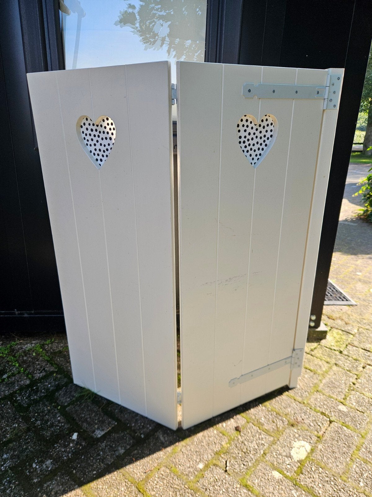 4 st. WBP Wit Afgelakte Luiken met V-groef, 112x47.5cm, Doe-het-zelf en Verbouw, Ophalen