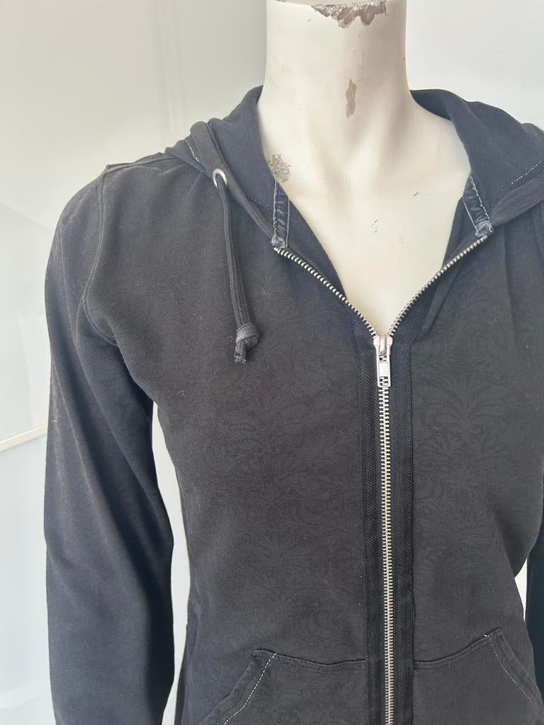 Freesoul getailleerd vest met rits en capuchon, Ophalen of Verzenden, Gedragen, Maat 36 (S), Zwart