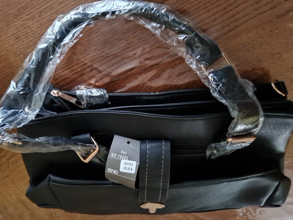 Grote zwarte tas voor dames, Sieraden, Tassen en Uiterlijk, Ophalen, Nieuw, Zwart, Overige typen