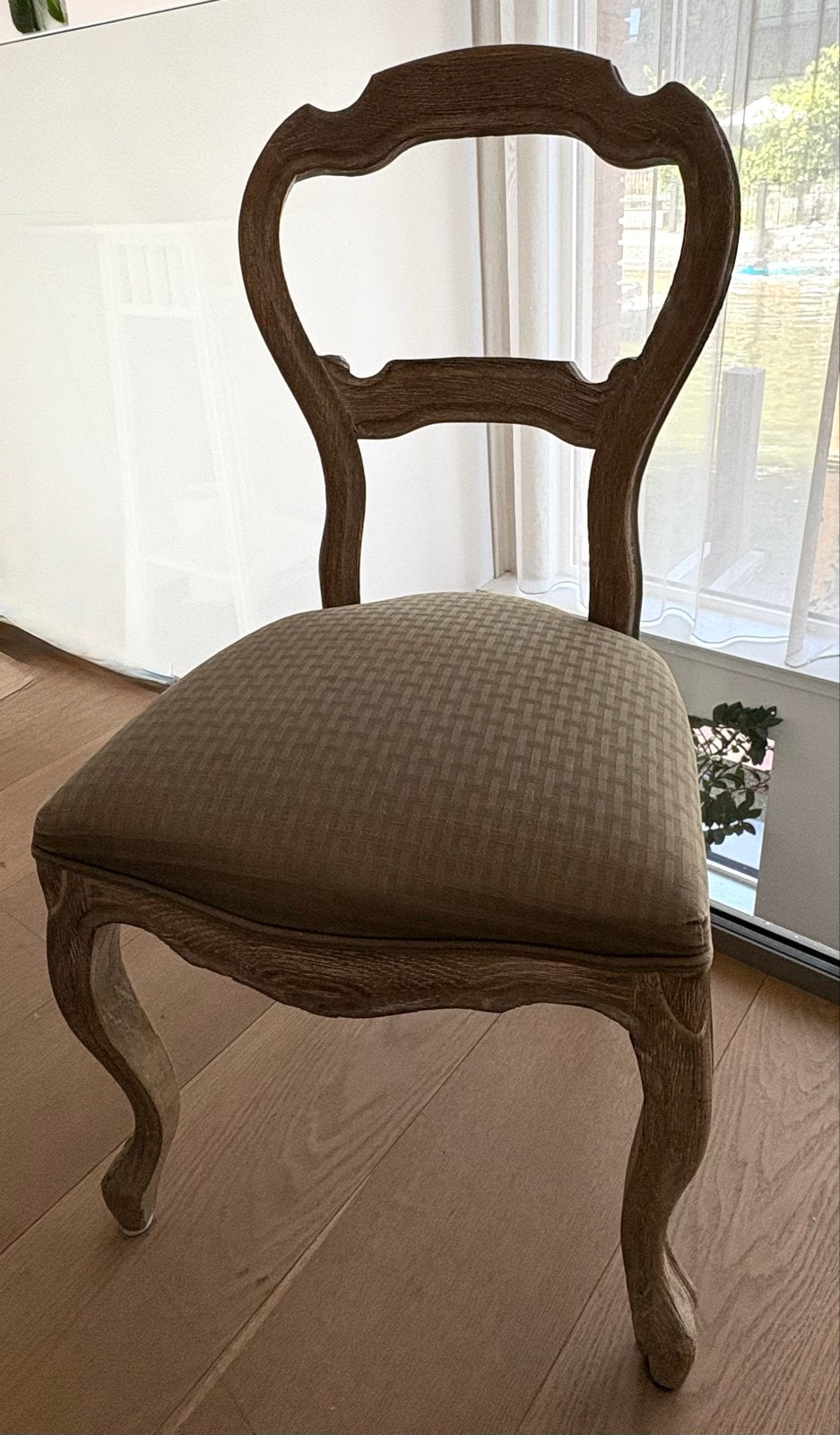 Elegante eetkamerstoel in Queen Anne stijl, set van 6, Antiek en Kunst, Ophalen