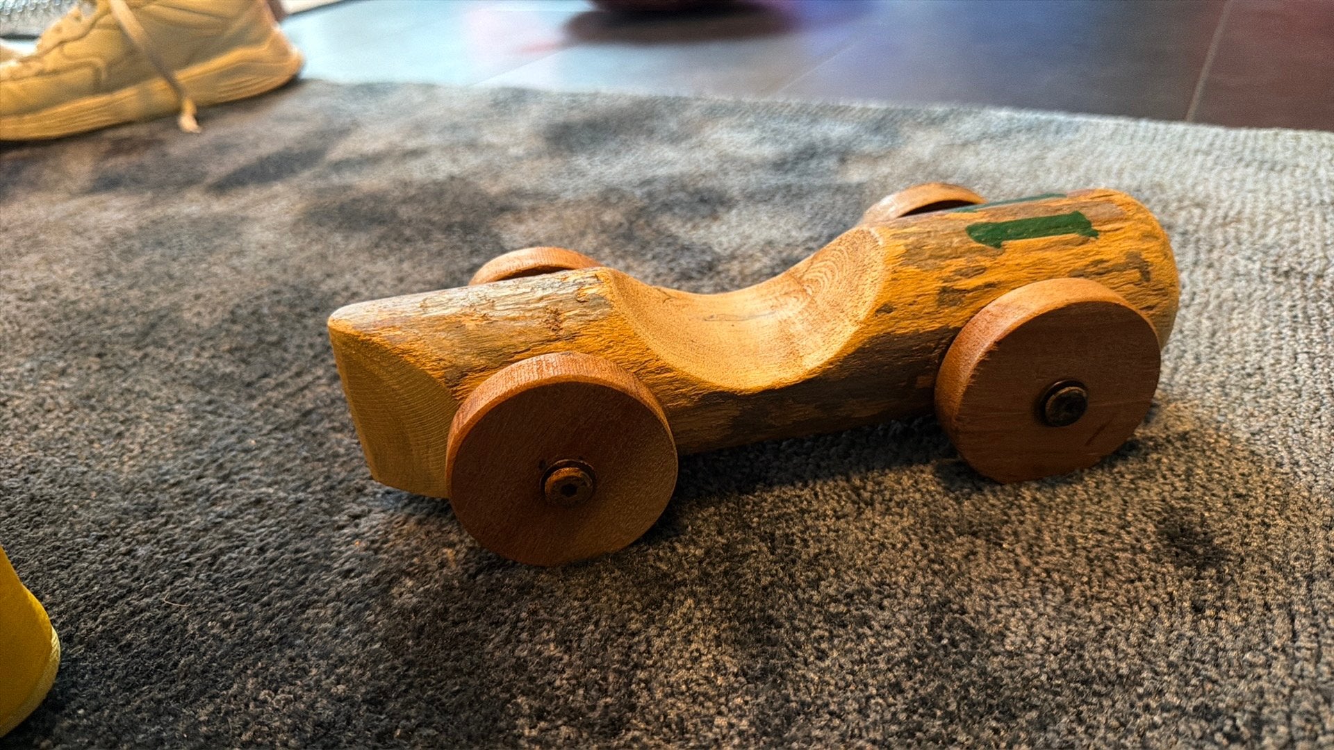 Houten boomstam auto nieuw, Ophalen, Nieuw