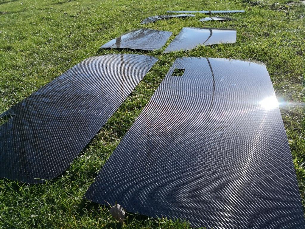 Carbon deurpanelen golf 1 3 deurs, Ophalen of Verzenden
