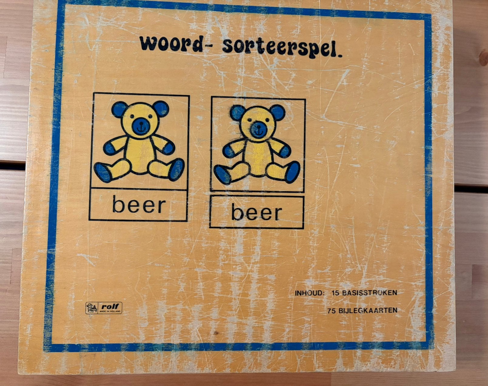 Woord-sorteerspel van Rolf, Kinderen en Baby's, Ophalen of Verzenden, Ontdekken