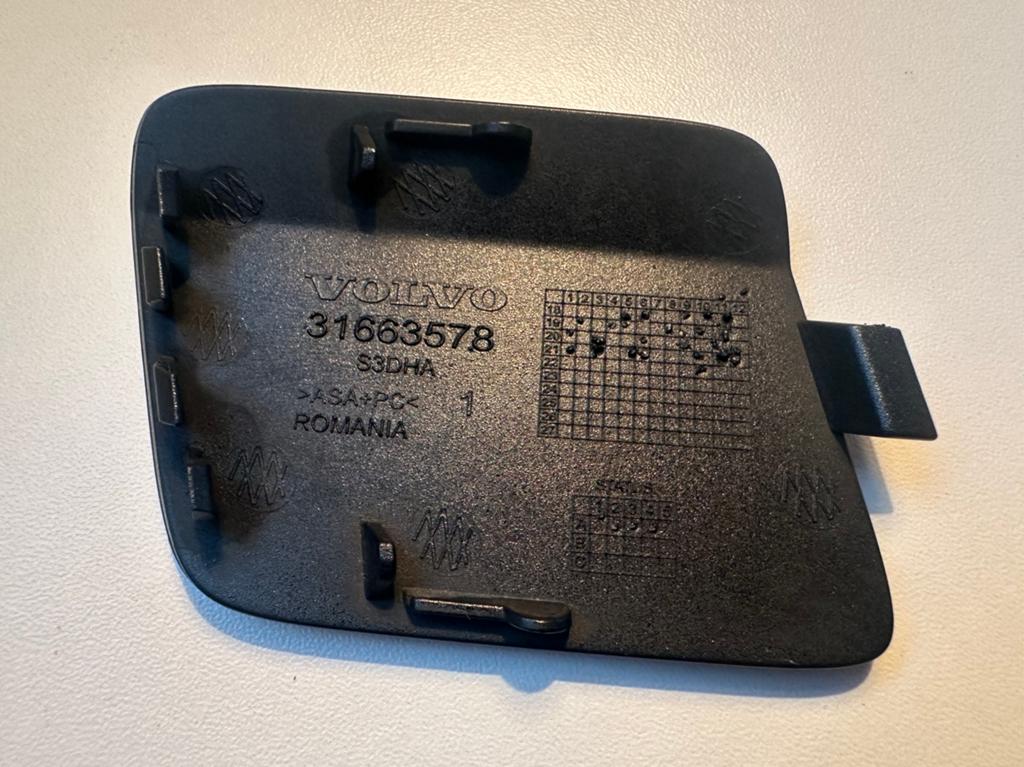 Afdekkap Sleepoog voor Volvo V60 blauw 31663578, Gebruikt, Voor, Ophalen of Verzenden, Volvo