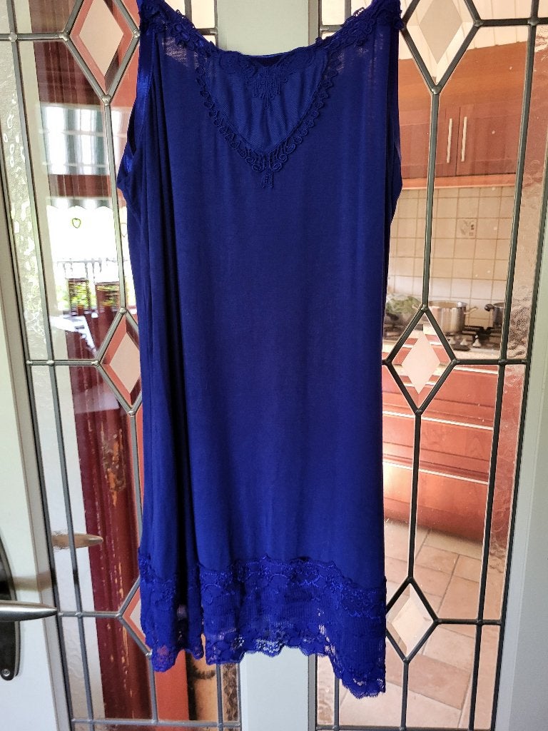 zhenzi blauwe top mt L 50/52, Zhenzi, Blauw, Zo goed als nieuw, Shirt of Top