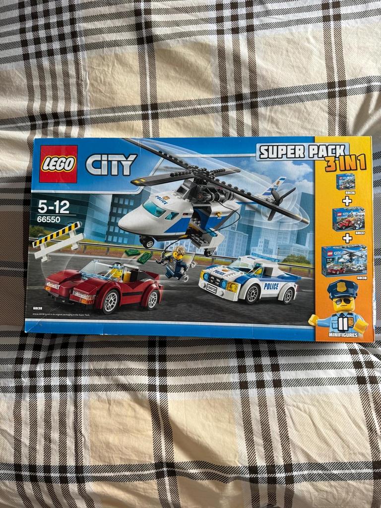 Lego City Politie Super Pack 3in1 - Nieuw in doos!, City, Lego, Nieuw, Ophalen of Verzenden